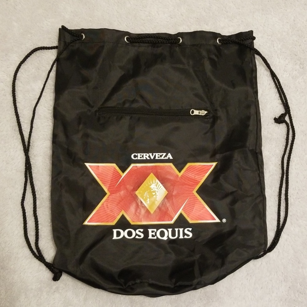 Dos Equis drawstring bag